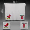 Illinois State University Soccer Gray Blanket - #2 Eiley Henderson