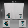 Coastal Carolina University Football Gray Blanket - #5 Keontae Jenkins