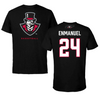 Austin Peay State University Basketball Black Tee - #24 Hansel Enmanuel