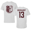 Alabama A&M University Football Light Gray Performance Tee - #13 Elijah Eberhardt