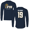 Florida International University Baseball Navy FIU Long Sleeve - #19 Austin Dearing