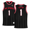 North Carolina State University Black Basketball Jersey - #1 Jayden Taylor