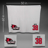 Southeast Missouri State University Football Gray Blanket - #38 Logan Hite