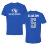 Eastern Illinois University Football True Royal Performance Tee - #5 Surahz Buncom