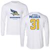 California State University-Bakersfield Soccer White Performance Long Sleeve - #31 Xiclali Melgoza