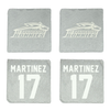 St. Bonaventure University Softball Stone Coaster (4 Pack)  - #17 Bryana Martinez
