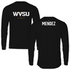 West Virginia State University TF and XC Black Performance Long Sleeve - Devon Mendez