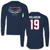 Florida Atlantic University Soccer Navy Performance Long Sleeve - #19 Malaya Melancon