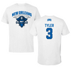 University of New Orleans Volleyball White Tee - #3 Jamyra Tyler