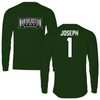 Northeastern State University Football Forest Green Block Performance Tee - #1 John Joseph