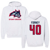 Stony Brook University Lacrosse Gray Hoodie - #40 Carson Forney