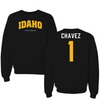 University of Idaho Football Black Idaho Crewneck - #1 Ricardo Chavez