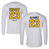 University of Idaho Soccer White Performance Long Sleeve - #23 Naomi Alvarez