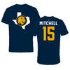 Texas A&M University-Commerce Soccer Navy State Performance Tee - #15 Sanya Mitchell