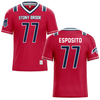 Stony Brook University Red Lacrosse Jersey - #77 Chris Esposito