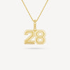 Gold Presidents Pendant and Chain - #28 Michael Benzor