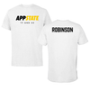 Appalachian State University TF and XC White Performance Tee - Harrison Robinson