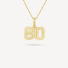Gold Presidents Pendant and Chain - #80 Hannah Hudson
