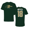 The University of North Carolina at Charlotte Baseball Forest Green Tee - #18 Dawson Bryce