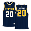 East Tennessee State University Navy Basketball Jersey - #20 Meghan Downing