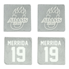 Adams State University Football Stone Coaster (4 Pack)  - #19 Ahmare Merrida