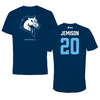 Mercy University Baseball Navy Performance Tee - #20 Peyton Jemison