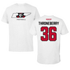 Austin Peay State University Football White Mascot Performance Tee - #36 Griffin Throneberry