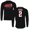 Jacksonville State University Basketball Black Mascot Long Sleeve - #2 Juwan Perdue