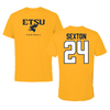 East Tennessee State University Football Gold Tee - #24 Ezra Sexton