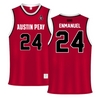 Austin Peay State University Red Basketball Jersey - #24 Hansel Enmanuel