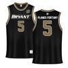 Bryant University Black Basketball Jersey - #5 Mariona Planes Fortuny