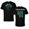 Northeastern State University Football Black Mascot Tee - #41 Zion Carter-Bryant