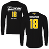 Towson University Softball Black Jersey Performance Long Sleeve - #18 Addie Ferguson