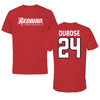 Illinois State University Football Red Tee - #24 Doreon Dubose