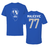 Eastern Illinois University Football Blue State Tee - #77 Sandro Malicevic