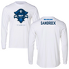 University of New Orleans TF and XC White Performance Long Sleeve - Gary Sandrock