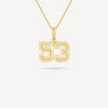 Gold Presidents Pendant and Chain - #53 Malik Ellis