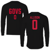 Austin Peay State University Football Black Jersey Long Sleeve - #0 Oshaan Allison