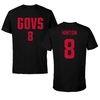 Austin Peay State University Softball Black Jersey Performance Tee - #8 Kiley Hinton