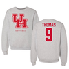 University of Houston Softball Gray Crewneck - #9 Kennedy Thomas