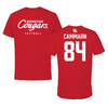 University of Houston Softball Red Tee - #84 Reece Cammarn