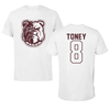 Alabama A&M University Football White Tee - #8 AJ Toney