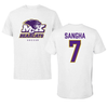 McKendree University Soccer White Performance Tee - #7 Jay Sangha