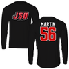 Jacksonville State University Football Black Long Sleeve - #56 Daylan Martin