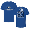 Creighton University Softball Blue Performance Tee - #23 Mazie Flud