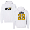 Alabama State University Soccer Gray Hoodie - #22 Summer Jones