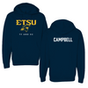 East Tennessee State University TF and XC Navy Hoodie - Xian Campbell