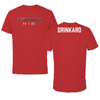 Jacksonville State University TF and XC Red Jersey Tee - Emma Drinkard