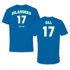 Texas A&M University-Corpus Christi Soccer Blue Performance Tee - #17 Gracie Gill