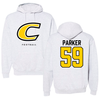 Centre College Football Gray Hoodie - #59 Jacob Parker